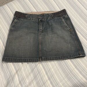 7 For all mankind denim mini skirt